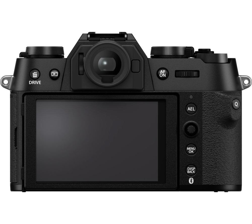 FUJIFILM X-T50 Mirrorless Camera with FUJINON XC 15-45 mm f/3.5-5.6 OIS PZ Lens - Black