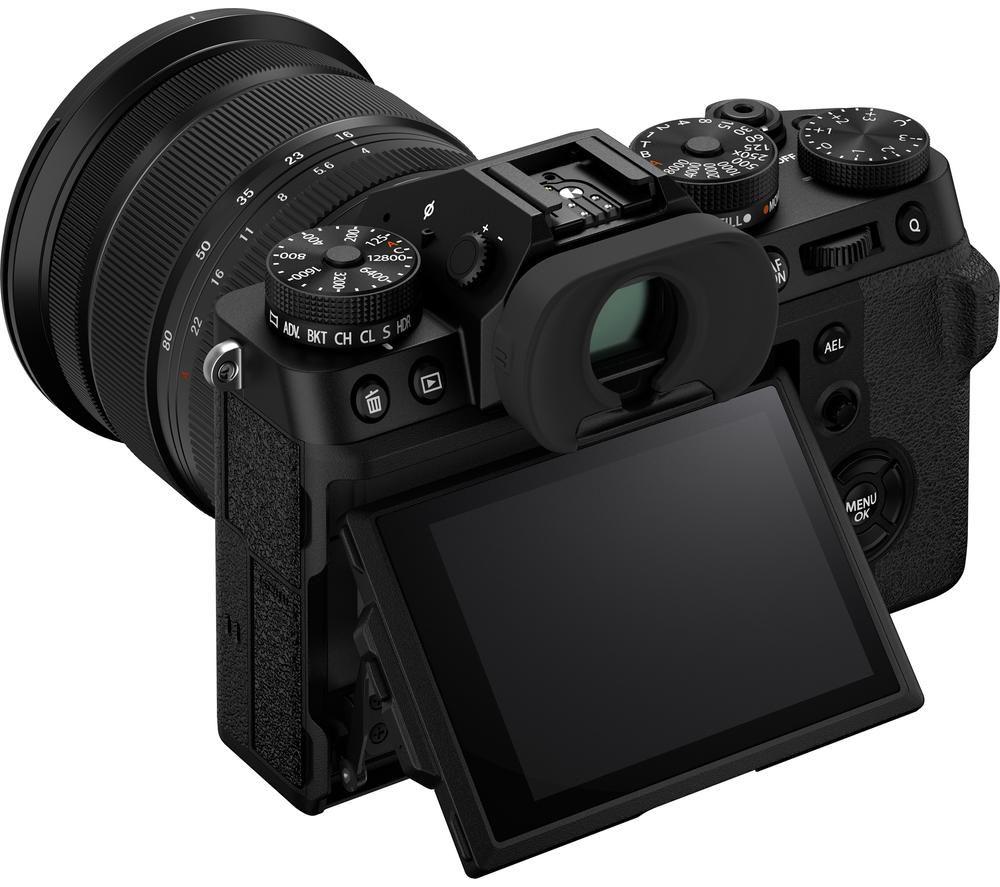 FUJIFILM X-T5 Mirrorless Camera with FUJINON XF 16-80 mm f/2.8-4.0 OIS WR Lens - Black