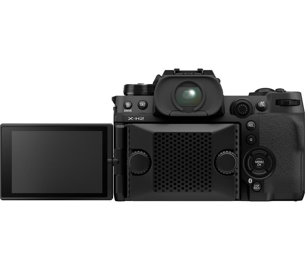 FUJIFILM X-H2 Mirrorless Camera with Fujinon XF 16-80 mm R OIS WR Lens - Black