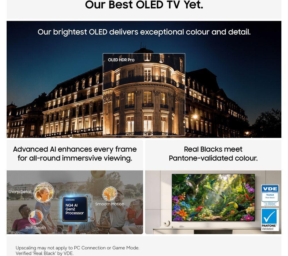 SAMSUNG S99H TV OLED 83" sin reflejos y modo arte 4K con IA 2026 - QE83S99H