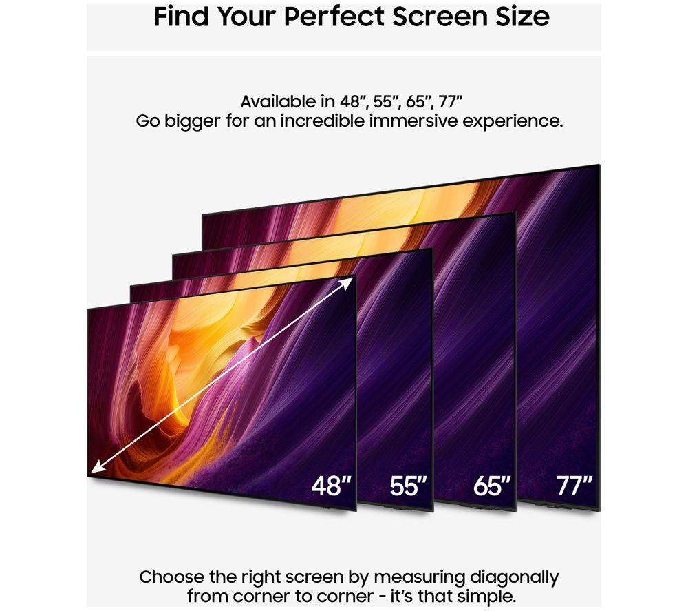 SAMSUNG S95H 48" OLED Glare Free 4K Vision AI Smart TV 2026 - QE48S95H