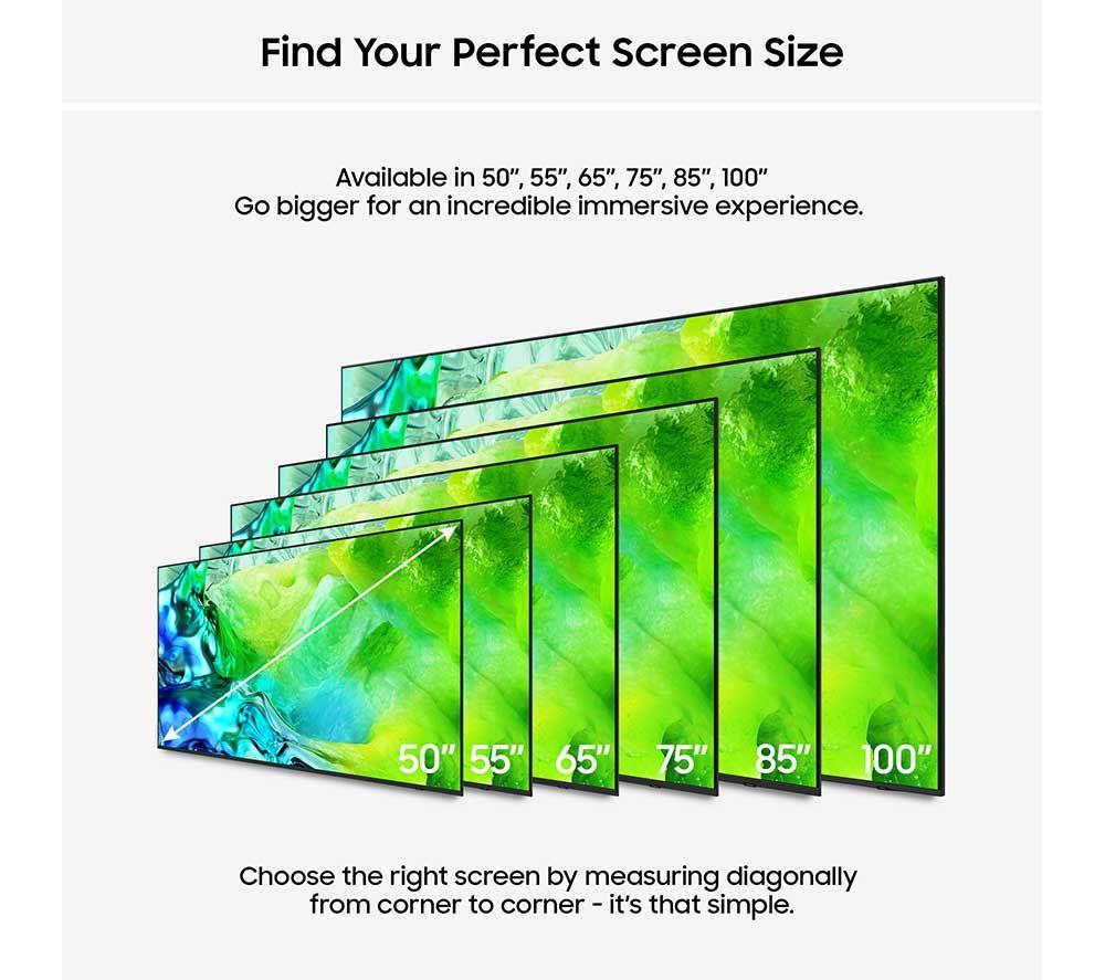 SAMSUNG QN80H televisor inteligente Neo QLED 4K Mini LED Vision AI de 55 pulgadas 2026 - QE55QN80H