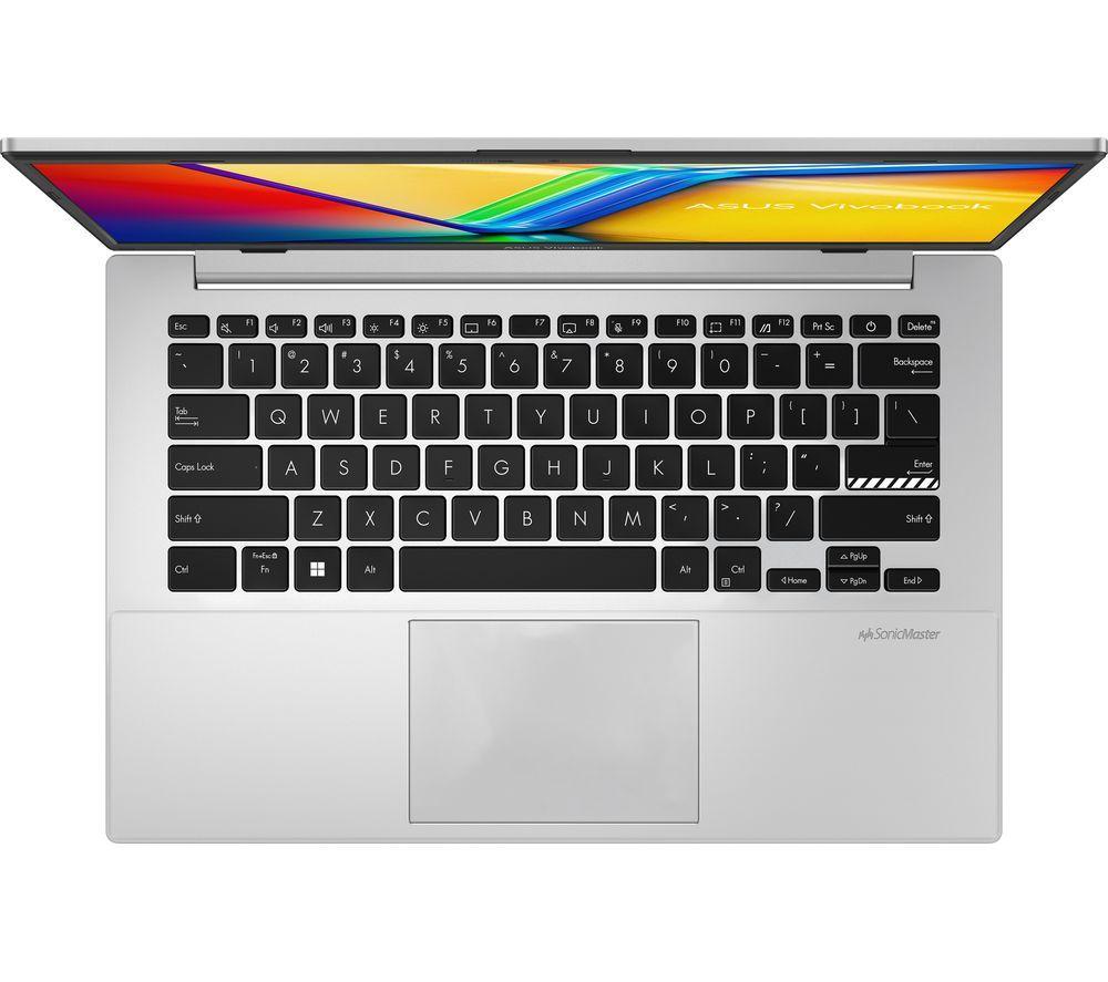 ASUS Vivobook Go 14 E1404TA 14'' Laptop - Intel® N150, 128 GB UFS, Silver