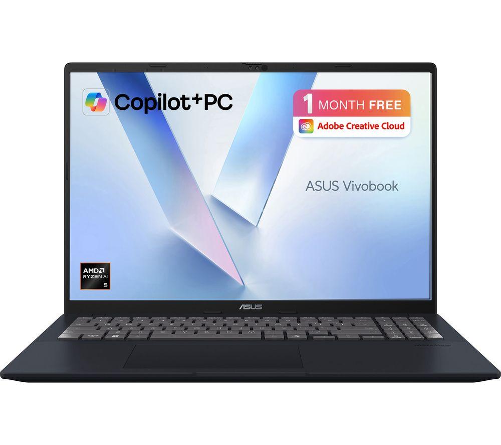 ASUS Vivobook 16 M1607KA 16" Laptop - AMD Ryzen AI 5, 512 GB SSD, Cool Silver