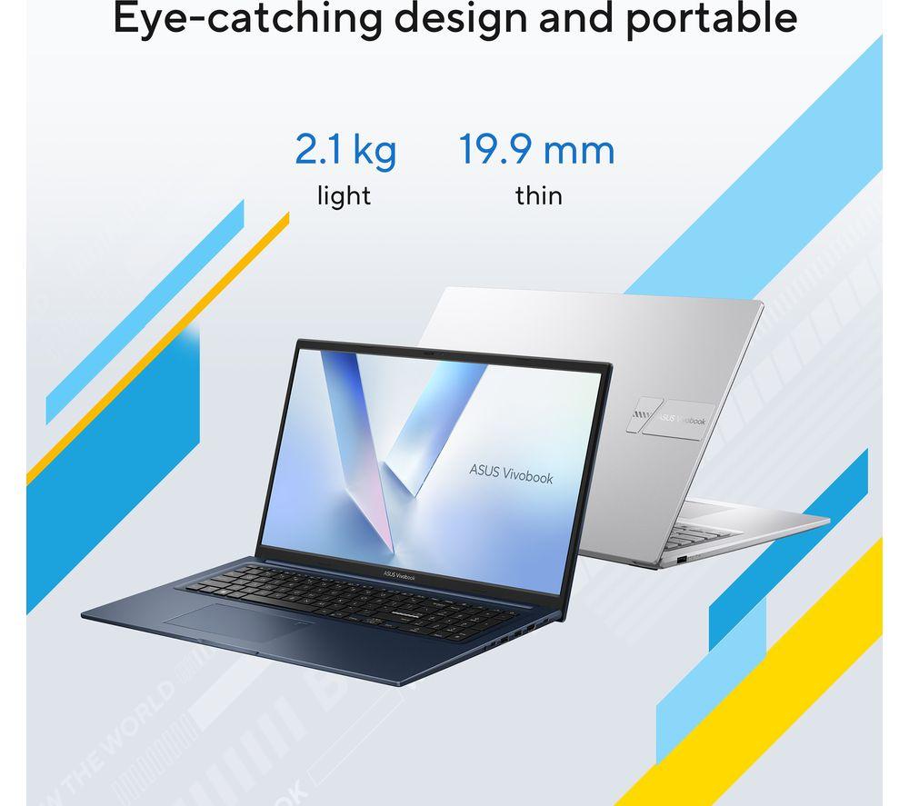 ASUS Vivobook 17 X1704MA 17.3" Laptop - Intel® Core™ 5, 512 GB SSD, Silver