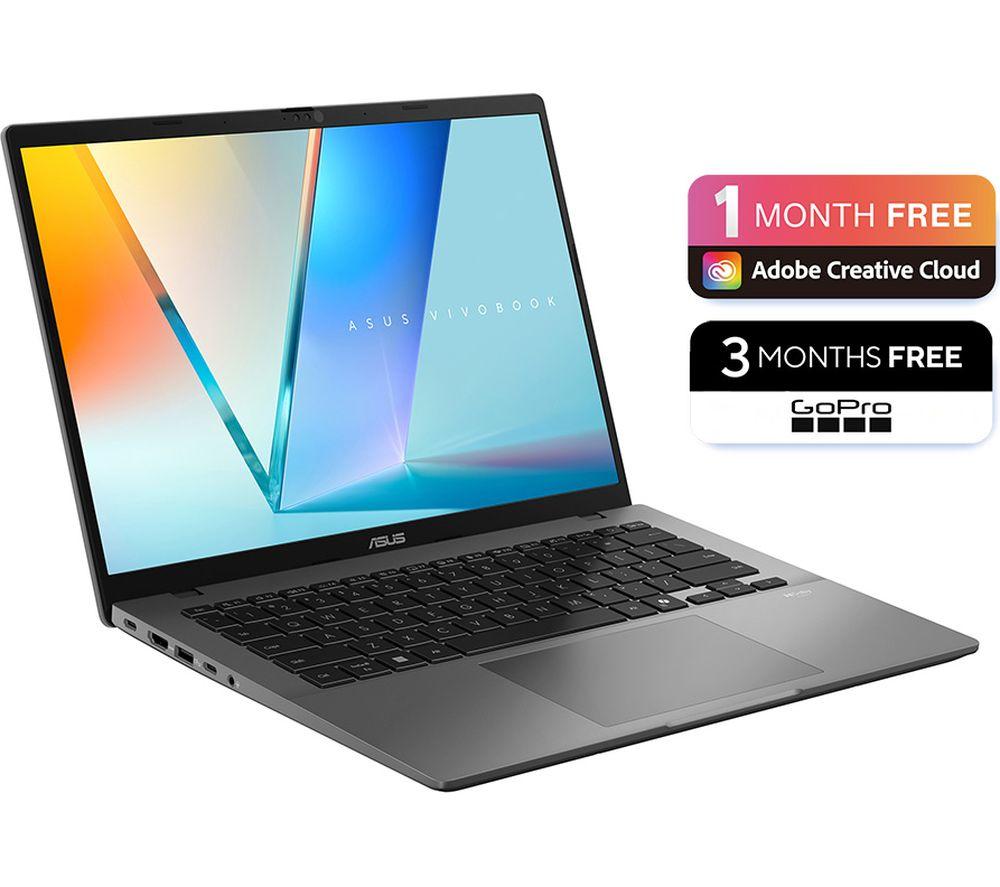ASUS Vivobook 14 M3407GA OLED 14" Laptop - AMD Ryzen AI 7, 1 TB SSD, Grey