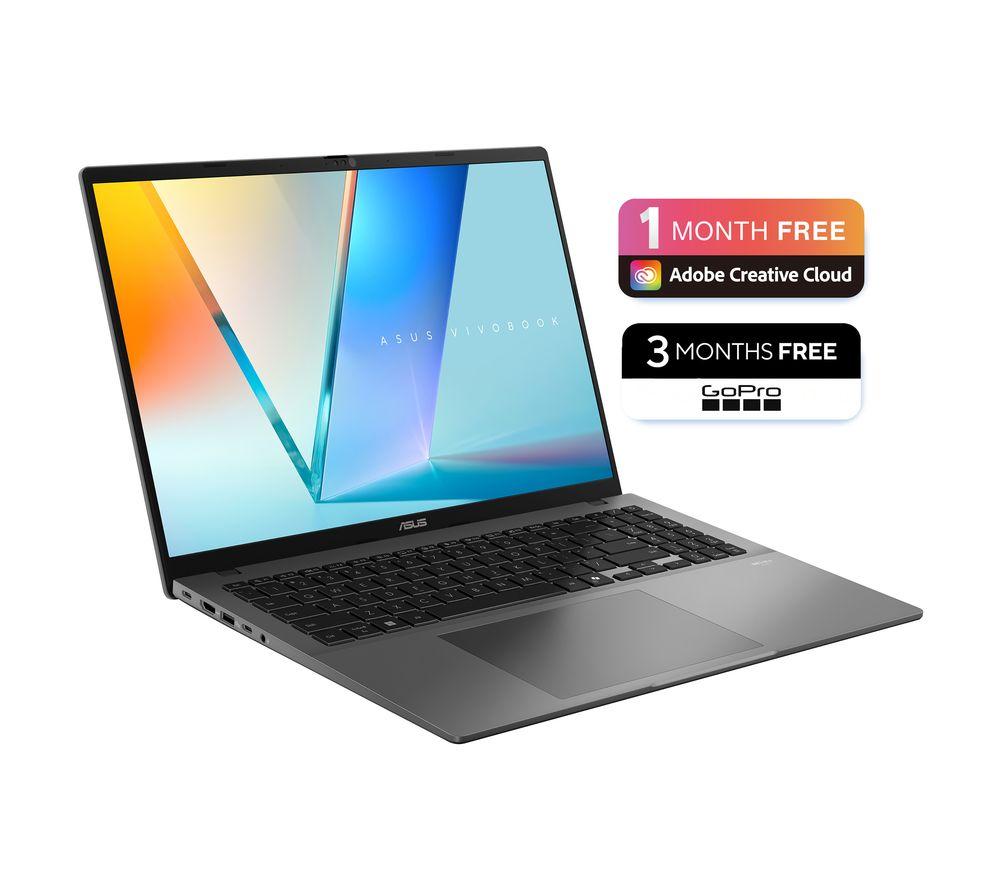 ASUS Vivobook S16 OLED 16" Laptop, Copilot+ PC - AMD Ryzen AI 7, 1 TB SSD, Grey