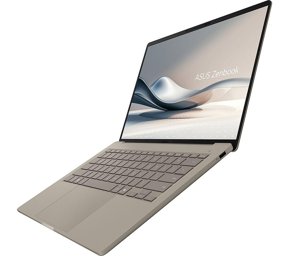 Portátil ASUS Zenbook A14 UX3407QA de 14", PC Copilot+ – Snapdragon X, SSD de 1 TB, Beige