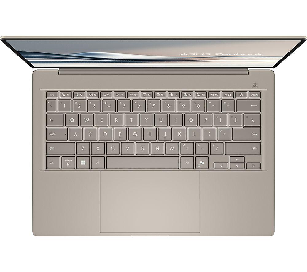 Portátil ASUS Zenbook A14 UX3407QA de 14", PC Copilot+ – Snapdragon X, SSD de 1 TB, Beige