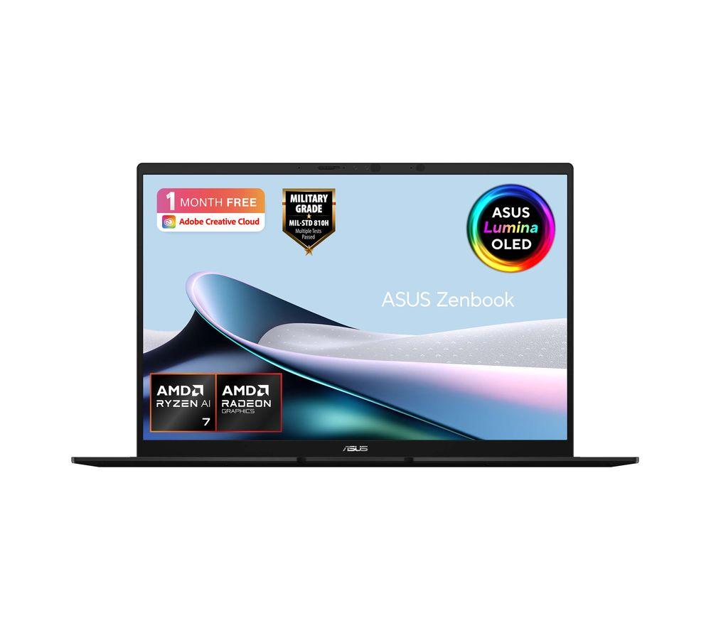 ASUS Zenbook 14 OLED 14" Laptop - AMD Ryzen AI 7, 1 TB SSD, Jade Black