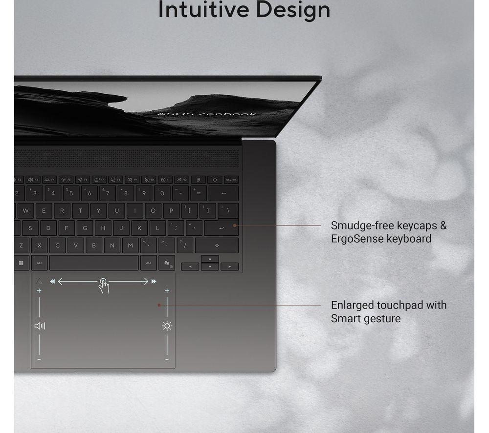 Portátil ASUS Zenbook S16 Copilot+ PC OLED de 16" - AMD Ryzen AI 7, SSD de 1 TB, Blanco Escandinavo