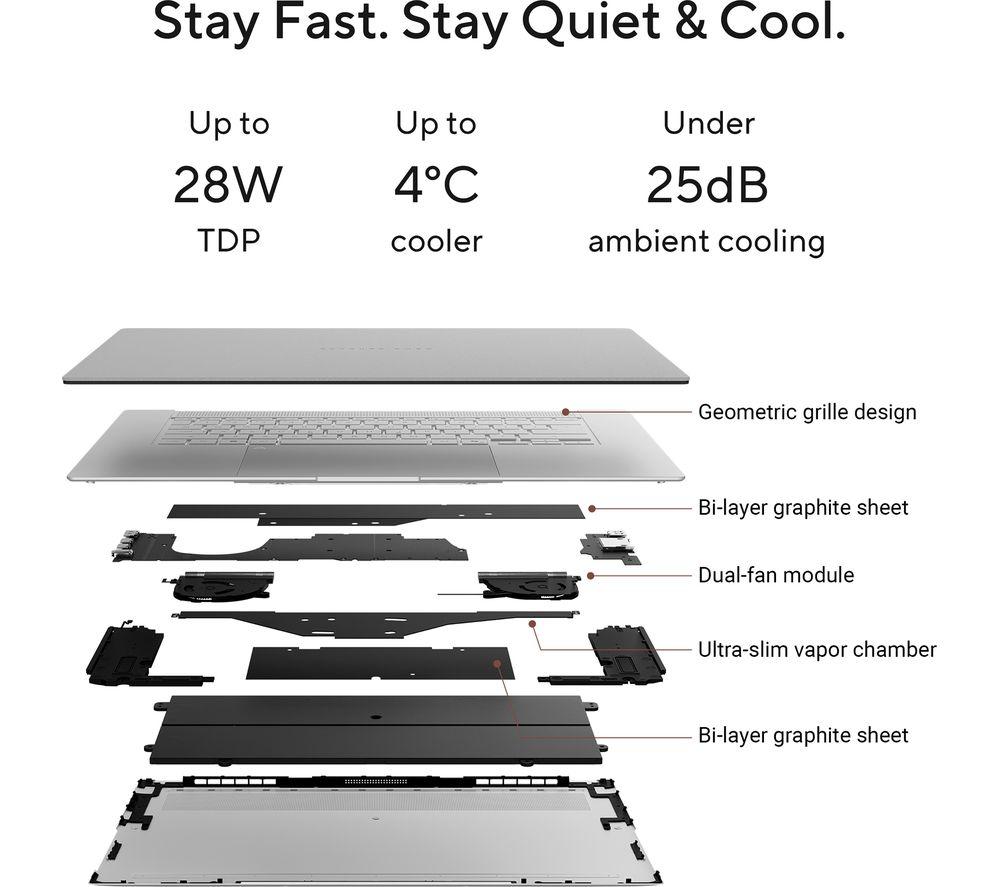 ASUS Zenbook S16 Copilot+ PC OLED 16" Laptop - AMD Ryzen AI 9, 1 TB SSD, Scandinavian White