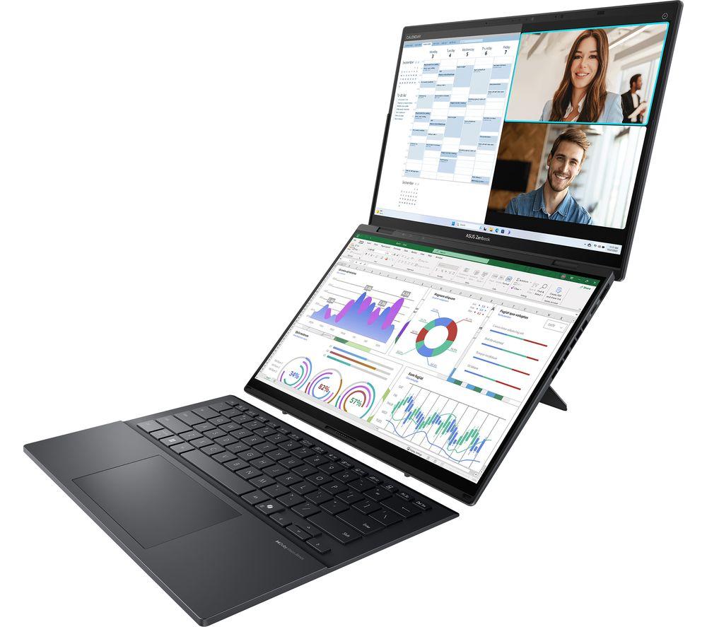 ASUS Zenbook Duo 14" 2 in 1 Laptop - Intel® Core™ Ultra 9, 2 TB SSD, Inkwell Grey