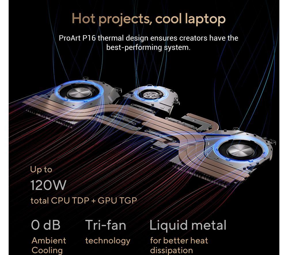ASUS ProArt P16 OLED 16" Laptop - AMD Ryzen AI 9, 2 TB SSD, Nano Black