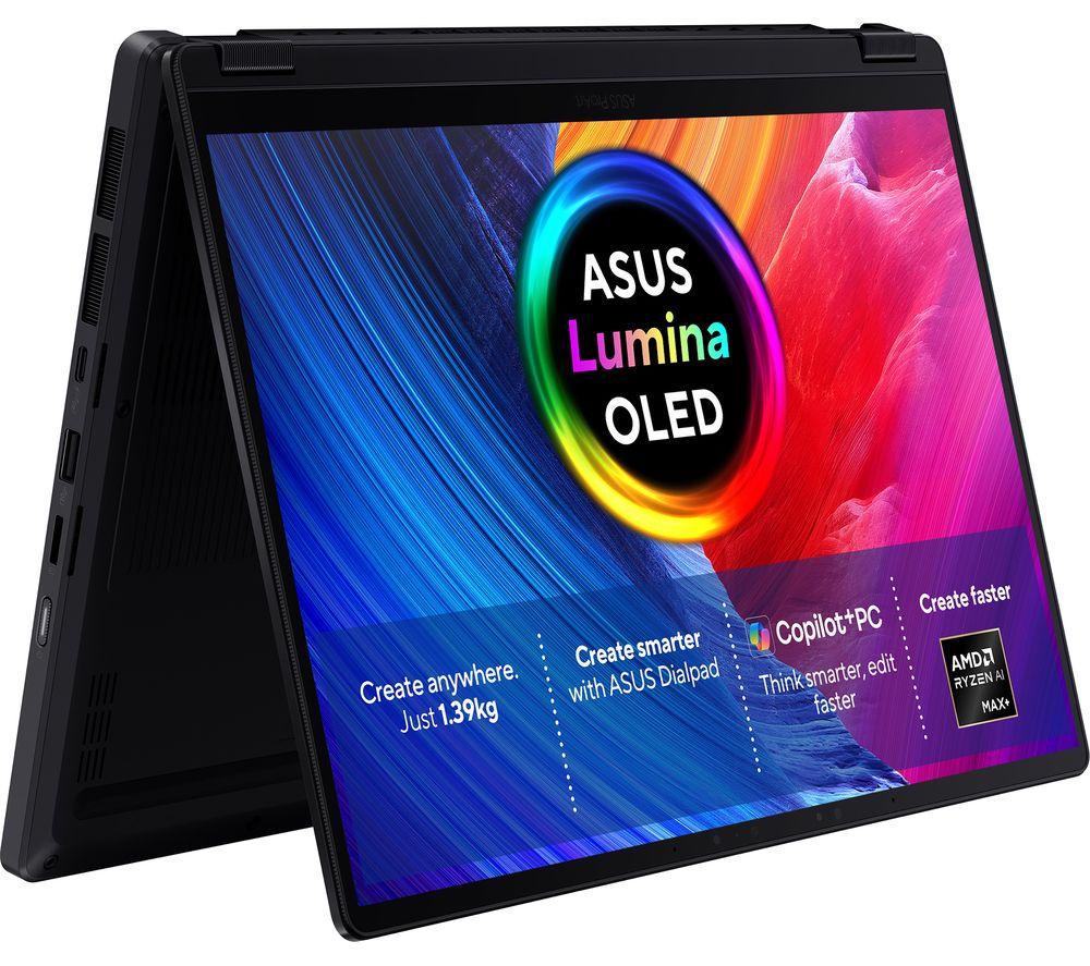 ASUS ProArt PX13 OLED 13.3" 2 in 1 Laptop - AMD Ryzen AI MAX+ 395, 1 TB SSD, Black