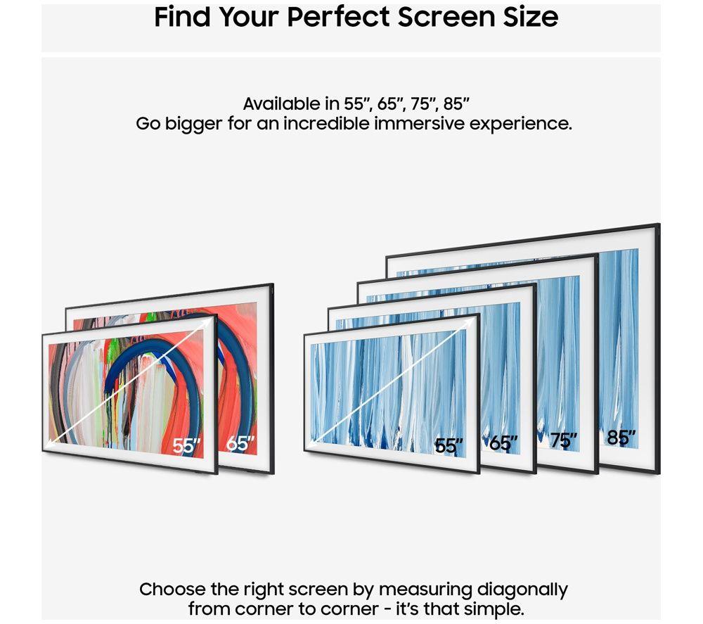 SAMSUNG The Frame Pro (2026) Smart TV QE55LS03H de 55" Neo QLED 4K con Modo Arte y Soporte de Pared Slim Fit