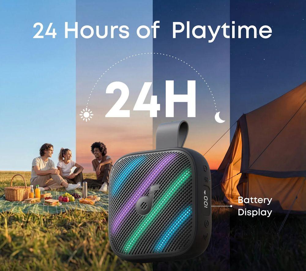 Altavoz Bluetooth Portátil SOUNDCORE Boom Go 3i - Negro