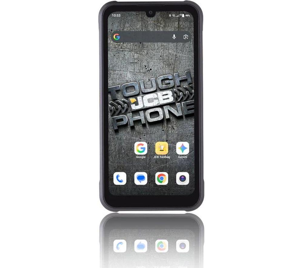 JCB Toughphone E50 - 128 GB, Black