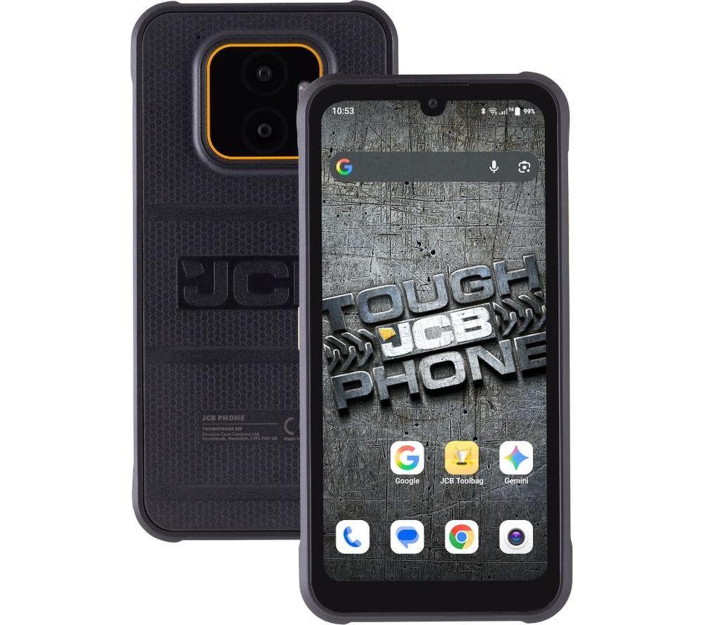 JCB Toughphone E50 - 128 GB, Black