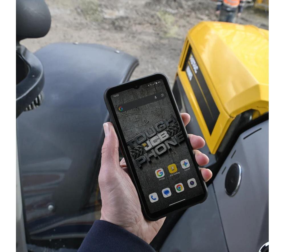 JCB Toughphone E50 - 128 GB, Black