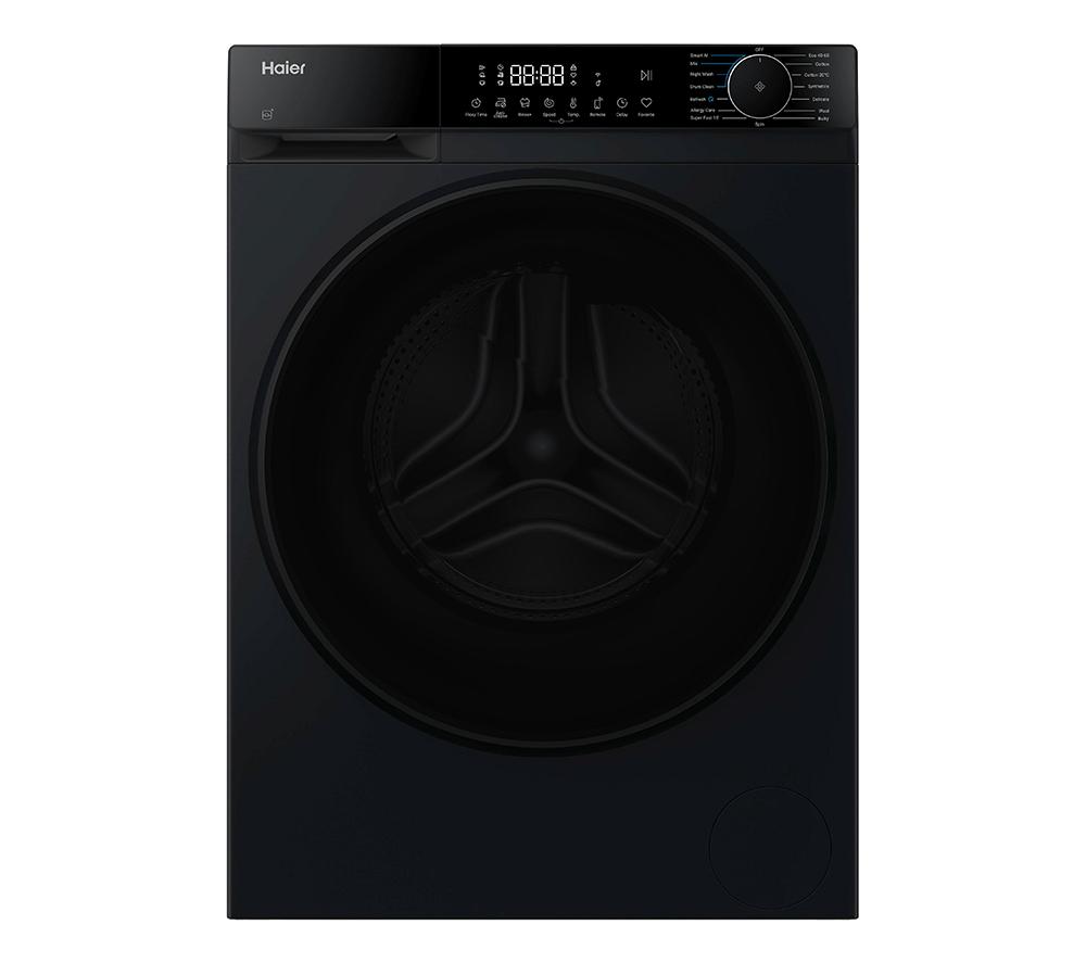 HAIER X5 Plus HW9BP14357AEBTUK WiFi-enabled 9 kg 1400 Spin Washing Machine - Black Steel