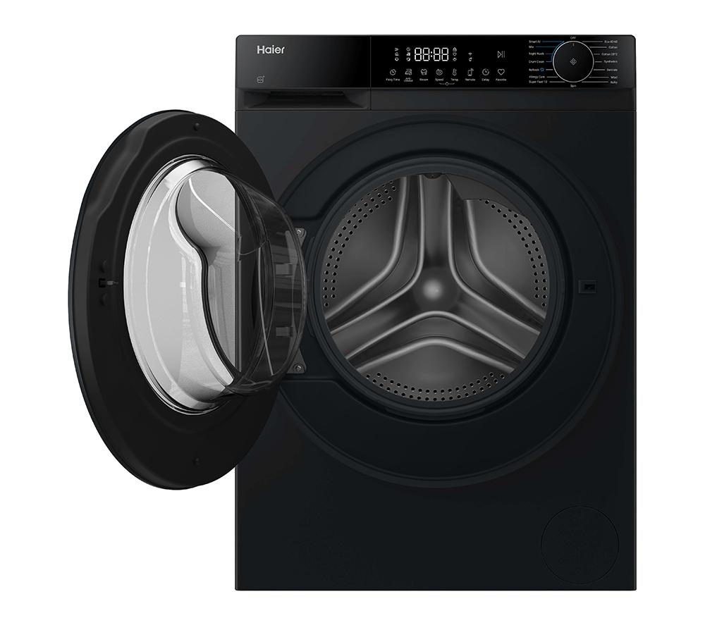 HAIER X5 Plus HW9BP14357AEBTUK WiFi-enabled 9 kg 1400 Spin Washing Machine - Black Steel