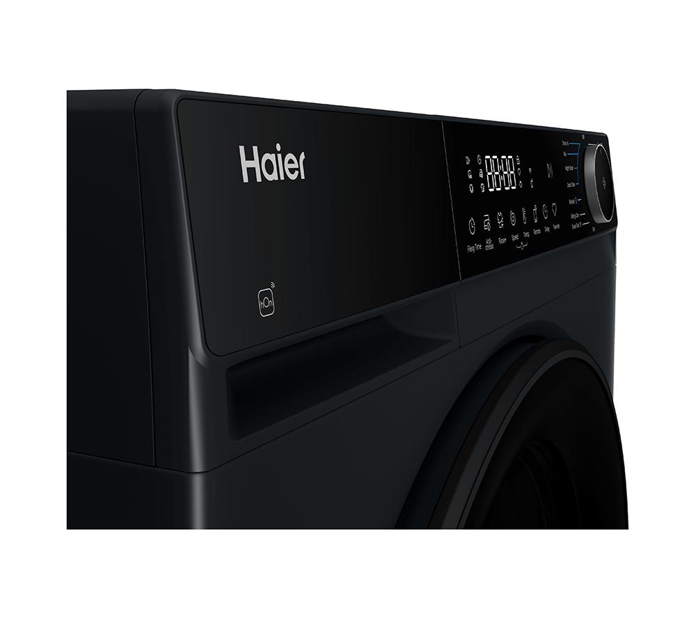 Lavadora Haier X5 Plus HW9BP14357AEBTUK con Wi-Fi, 9 kg y 1400 rpm - Acero negro