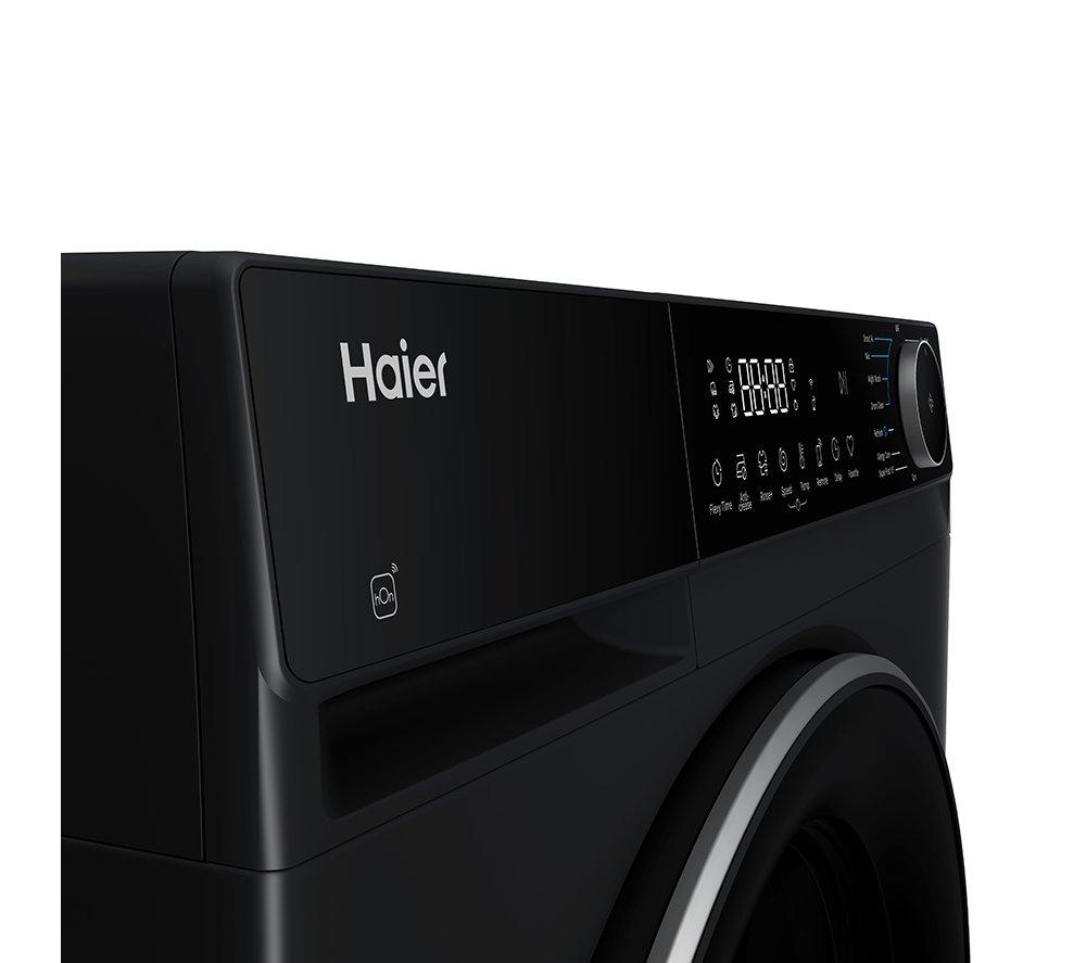 HAIER X5 Plus HW9BP14357AEBTUK WiFi-enabled 9 kg 1400 Spin Washing Machine - Black Steel