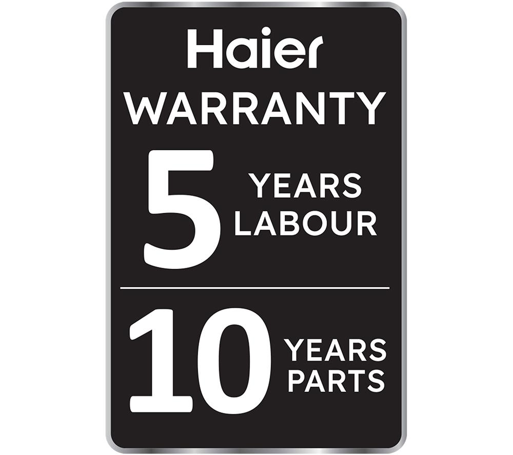 HAIER X5 Plus HW9BP14357AEBTUK WiFi-enabled 9 kg 1400 Spin Washing Machine - Black Steel