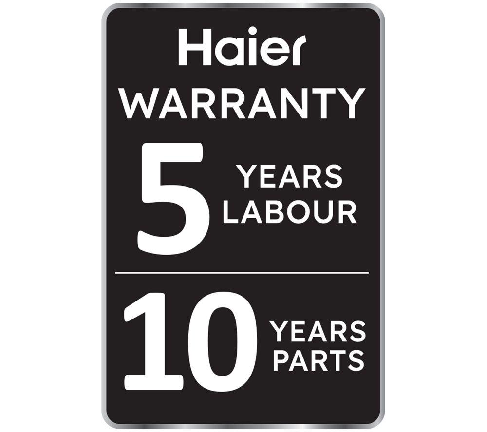 Lavadora Haier X5 Plus HW9BP14357AEBTUK con Wi-Fi, 9 kg y 1400 rpm - Acero negro