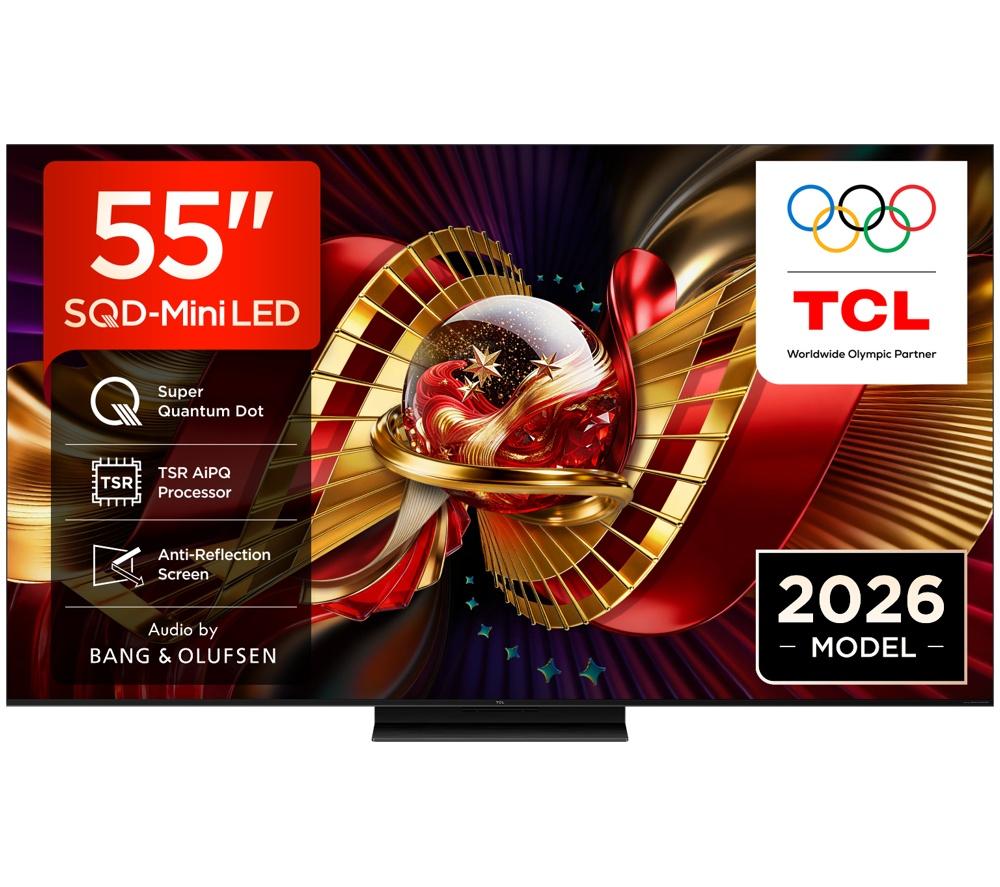 TCL C8L 55" SQD-Mini LED 4K HDR Smart Google TV - 55C8L-UK