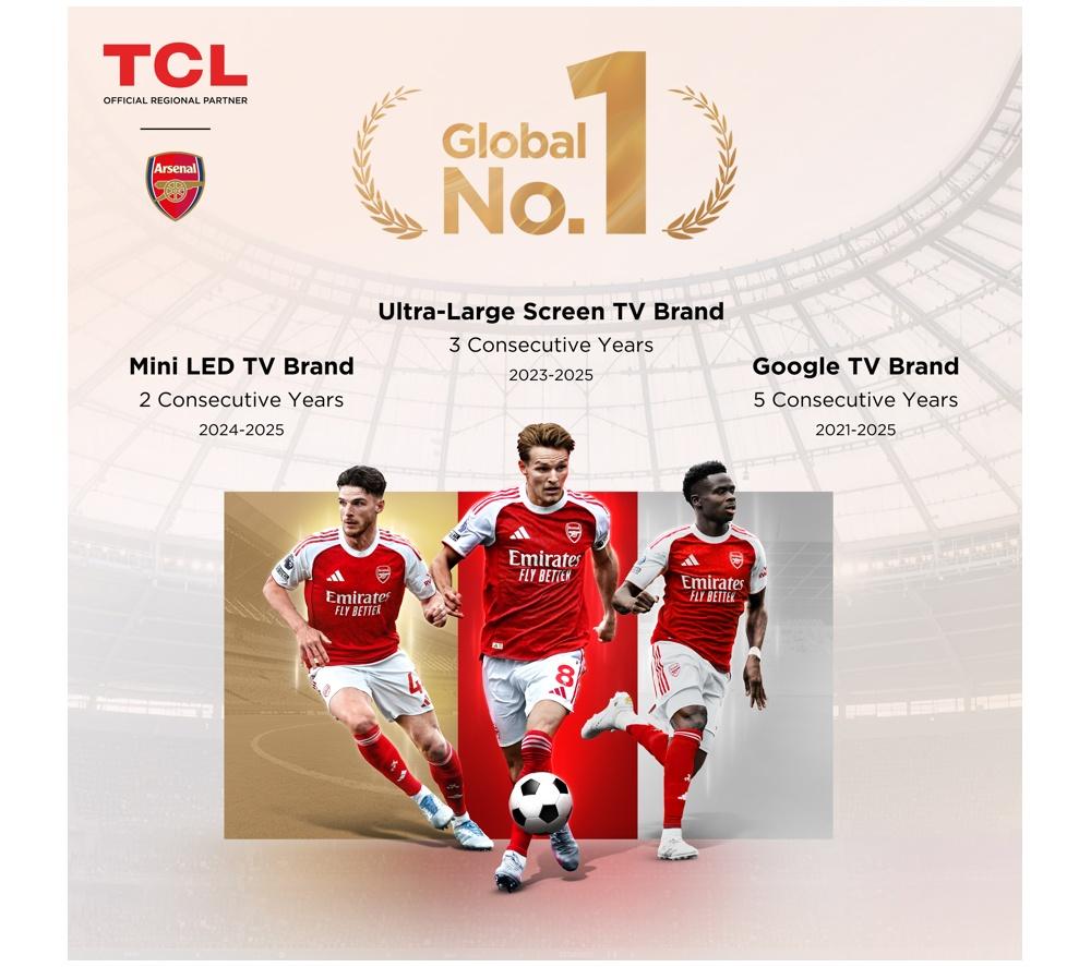 TCL C8L 75" SQD-Mini LED 4K HDR Smart Google TV - 75C8L-UK