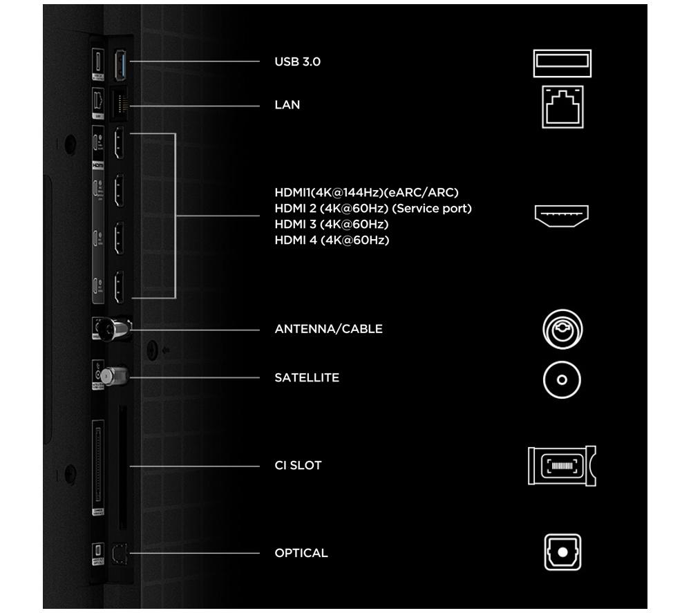 TCL C7L 75" SQD-Mini LED 4K HDR Smart Google TV - 75C7L-UK