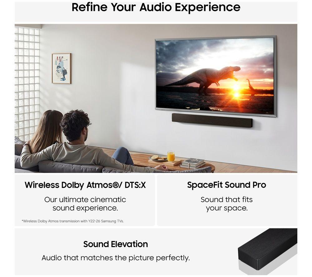 SAMSUNG HW-QS90H/XU 7.1.2 All-in-One Sound Bar with Dolby Atmos & DTS:X