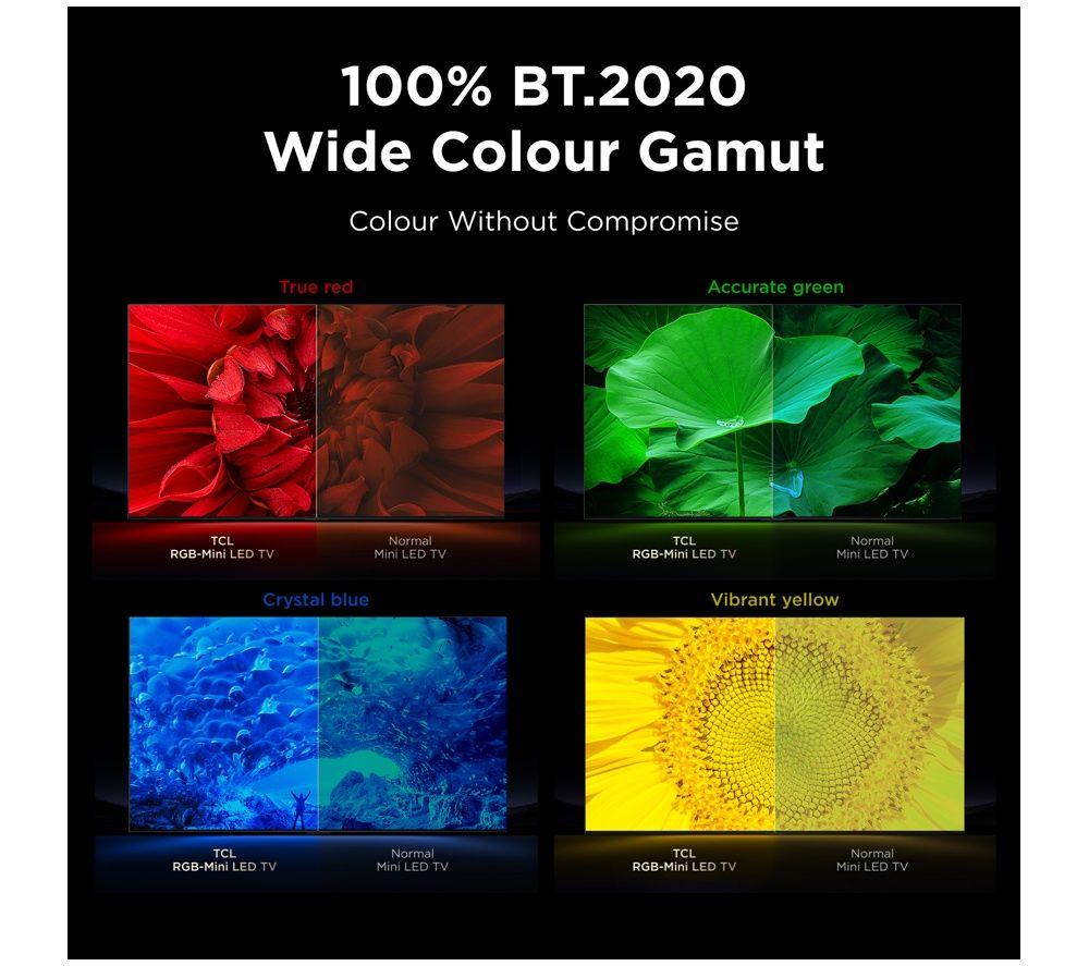 TCL RM7L 85" RGB-Mini LED 4K HDR Smart Google TV - 85RM7L-UK