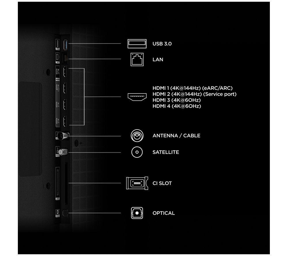 TCL RM7L 85" RGB-Mini LED 4K HDR Smart Google TV - 85RM7L-UK