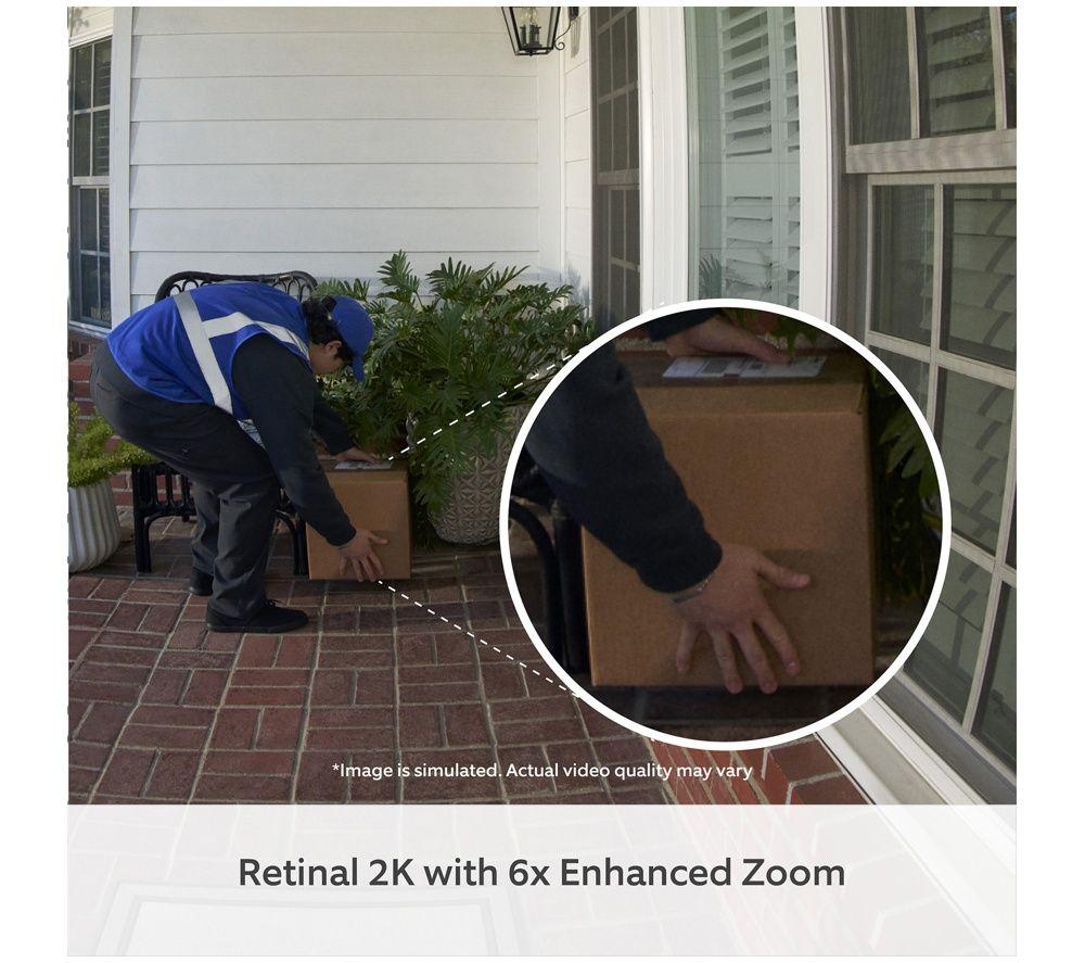 RING Battery Retinal 2K Video Doorbell Plus (Newest Gen) & Chime - Nickel Silver