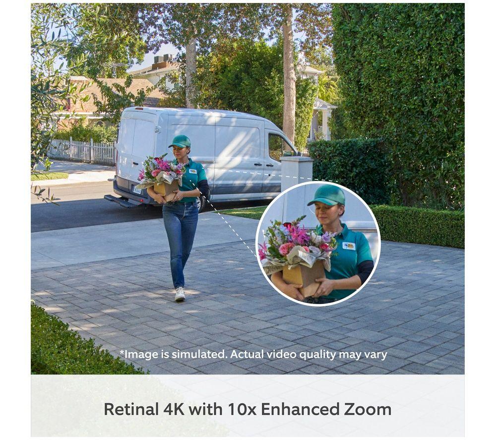 RING Akku-Videotürklingel 4K (neueste Generation) – Tiefsilber
