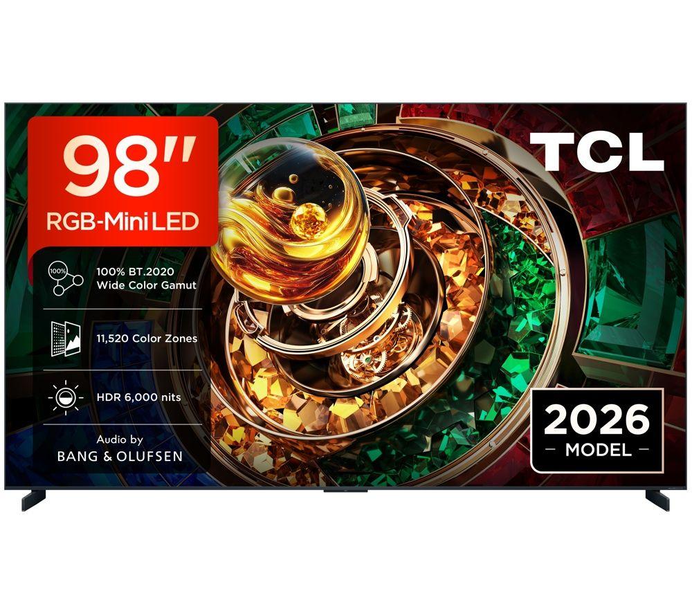 TCL RM9L 98" RGB-Mini LED 4K HDR Smart Google TV - 98RM9L-UK