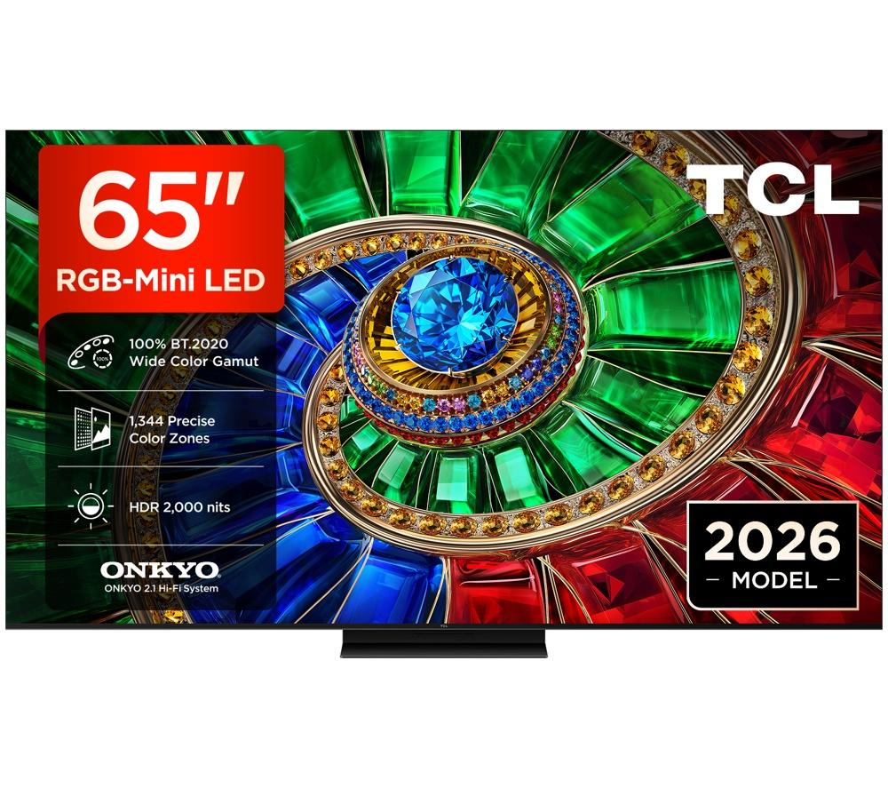 TCL RM7L 65" RGB-Mini LED 4K HDR Smart Google TV - 65RM7L-UK