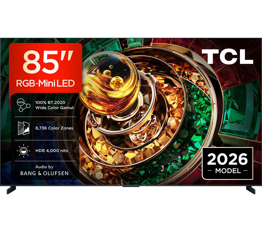 TCL RM9L 85" RGB-Mini LED 4K HDR Smart Google TV - 85RM9L-UK