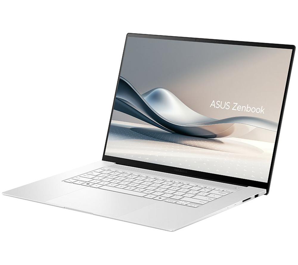 ASUS Zenbook S16 Copilot+ PC OLED 16" Laptop - AMD Ryzen AI 9, 2TB SSD, Scandinavian White