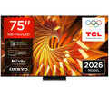 TCL A400U 75" Premium Wallpaper QD-Mini LED 4K HDR Smart Google TV 2026 - 75400U-UK