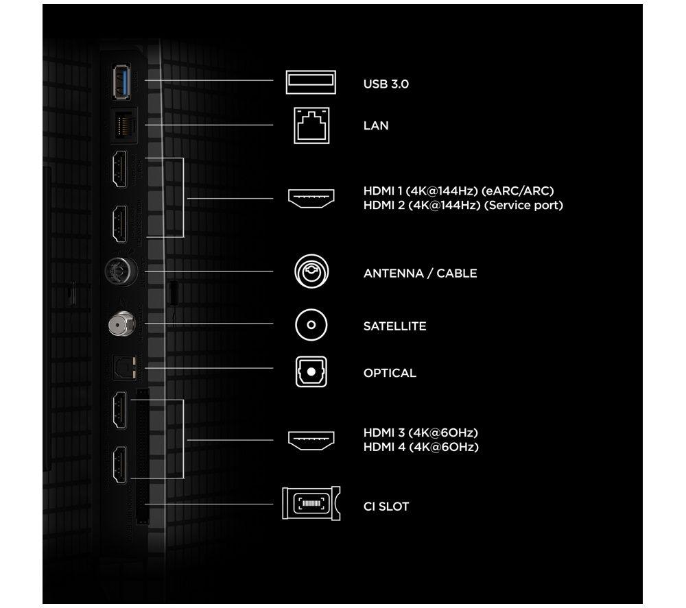 TCL P8L 65" QD-Mini LED 4K HDR Smart Google TV 2026 - 65P8L-UK