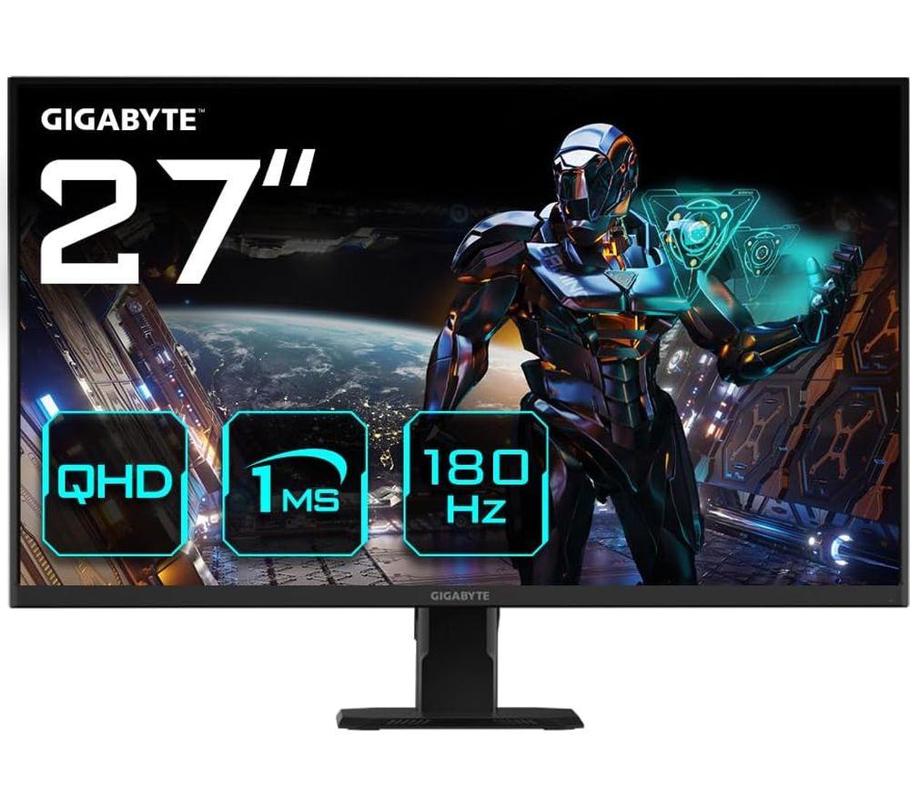 GIGABYTE GS27QA Quad HD 27" IPS LED Gaming Monitor - Black