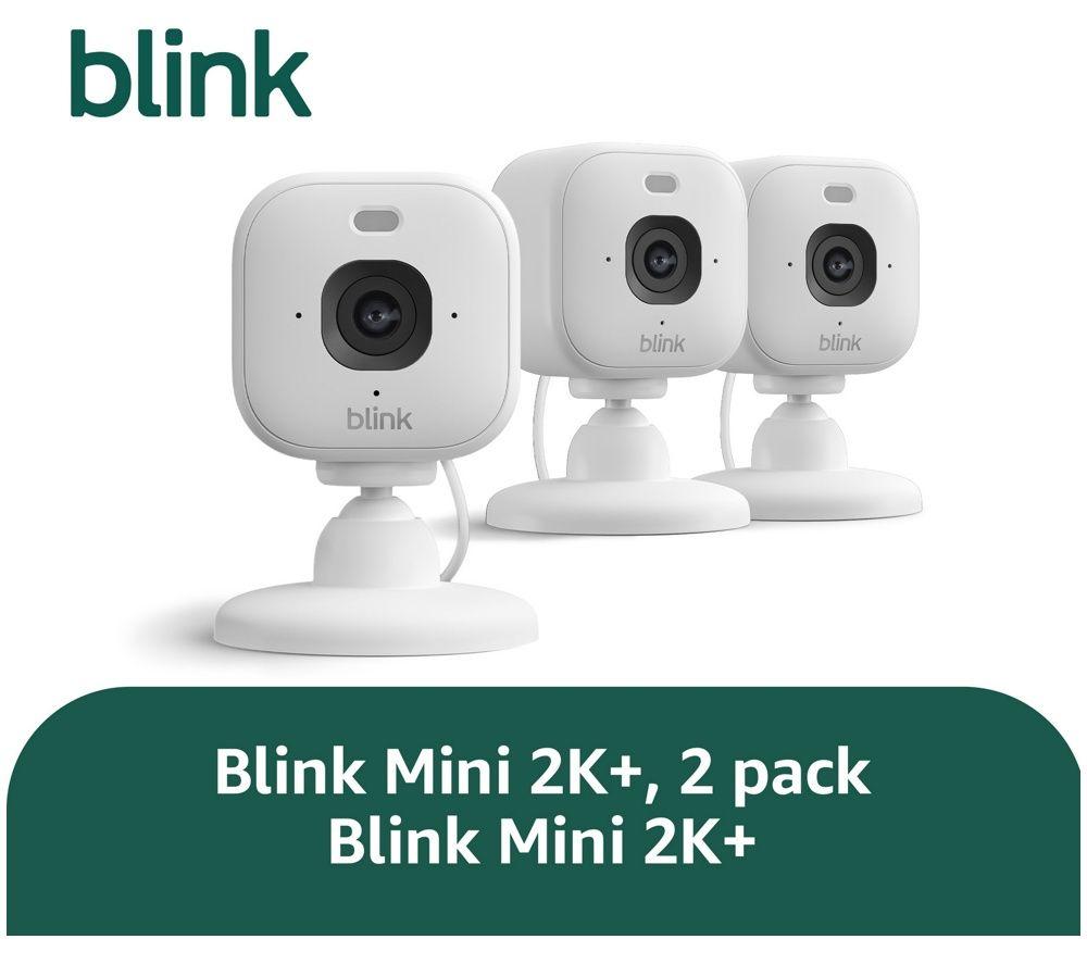Cámara de seguridad WiFi Blink Mini 2K+ - Paquete de 3