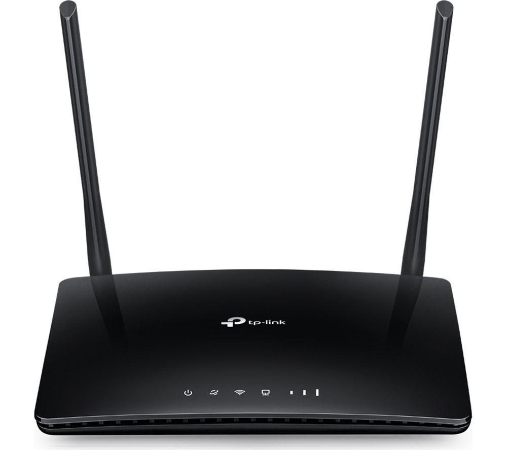 TP-LINK Archer MR200 WiFi 4G Router (AC 750, Dual-band) & 60 GB Data Pay As You Go SIM Card Bundle