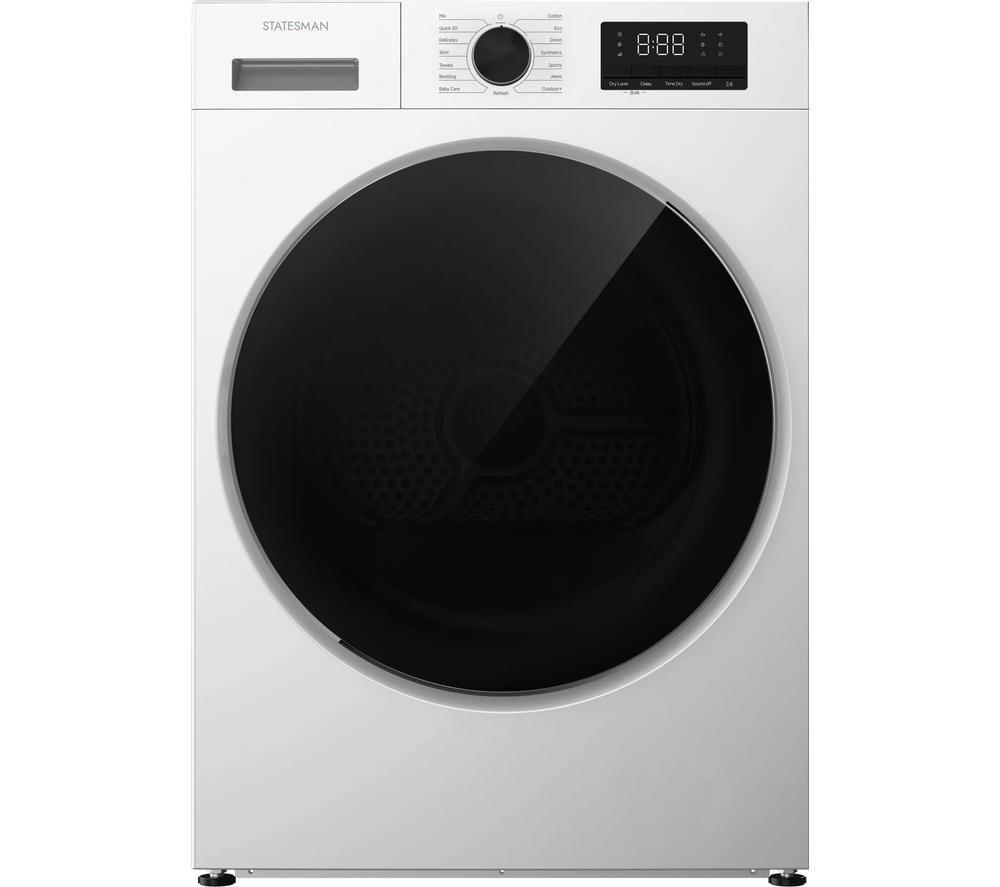 STATESMAN THP18W 8 kg Heat Pump Tumble Dryer - White