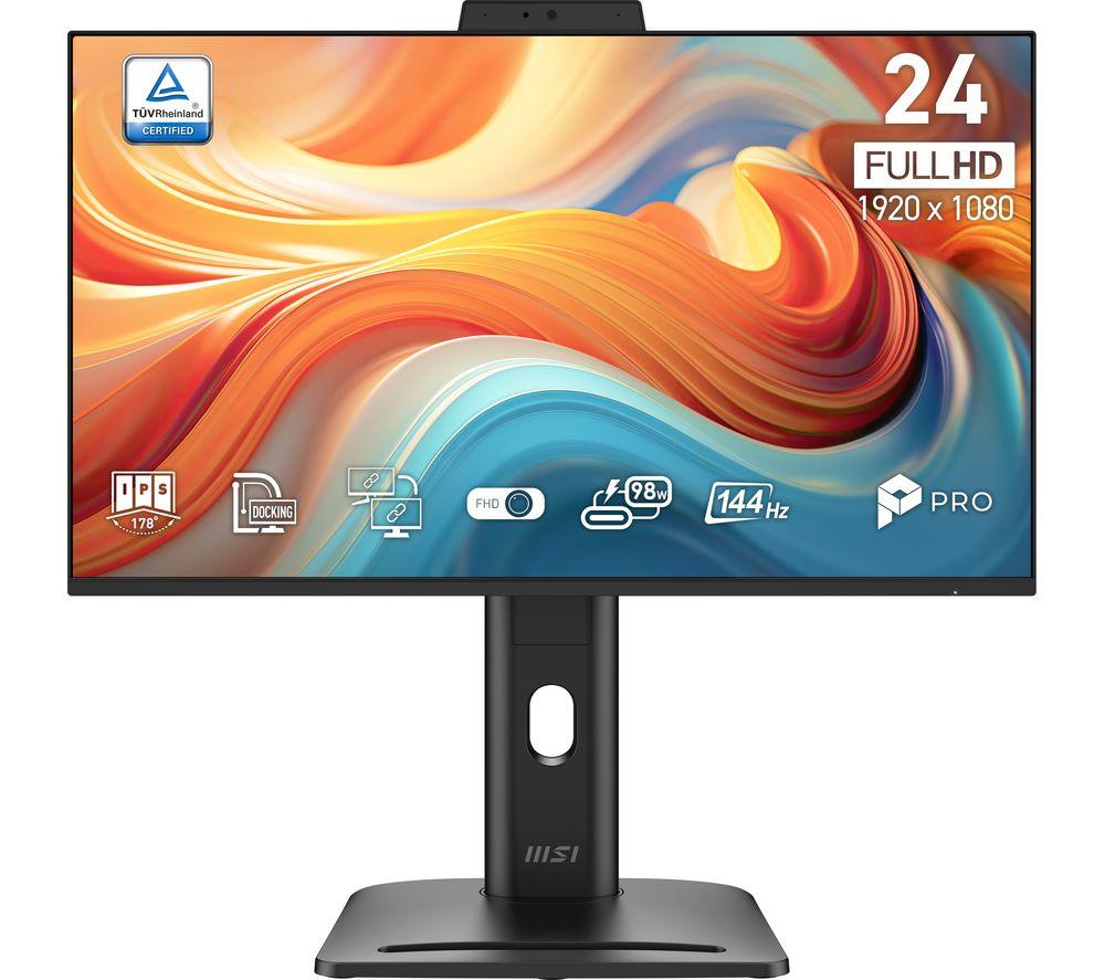 Monitor IPS LCD MSI PRO MP245PDG E14 FHD de 23.8" - Negro