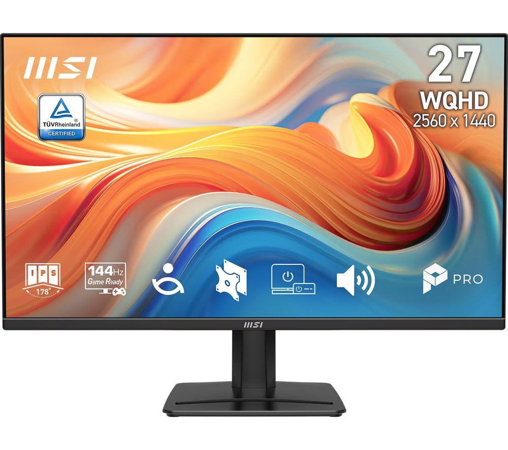 Monitor LCD IPS MSI PRO MP275Q E14 Quad HD de 27" - Negro